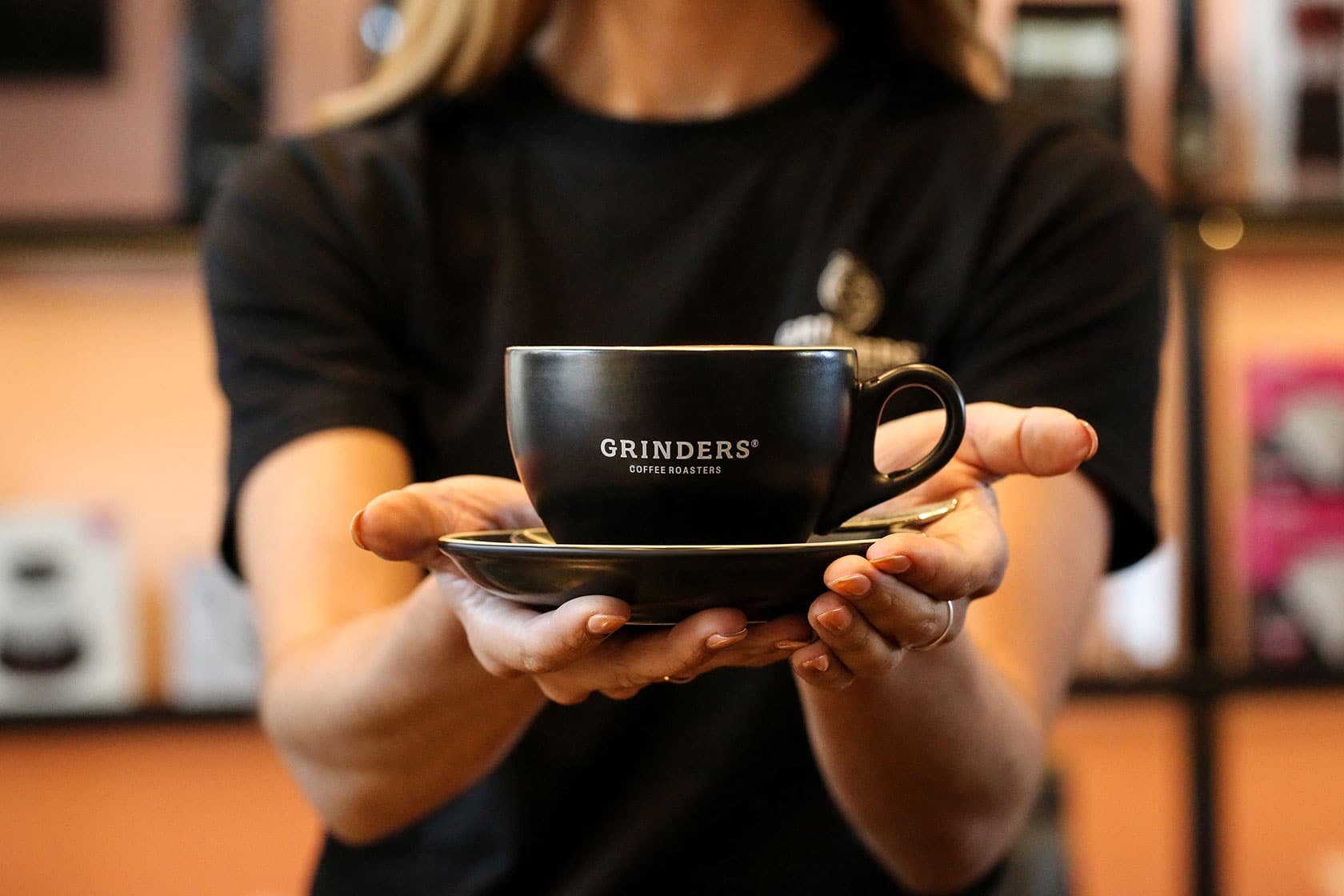coffee cup mug black